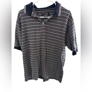 Blue Striped Polo Shirt Britches classic sport